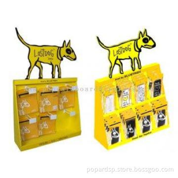 Economical Yellow Dog Cardboard Counter Displays ENCD003 I